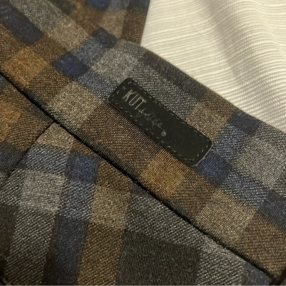 Kut from Kloth Plaid Women's Pants - Picture 7 of 9